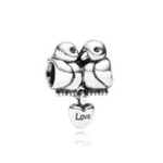 Pandora loving parrots valentine charm