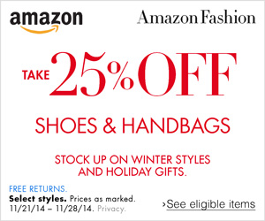 25 Percent off on shoes and handbags - Amazon Black Friday Sale image