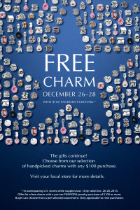 Pandora Free Charm Chrismas Sale image