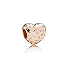 Pandora Sparkle of Love Heart charm image