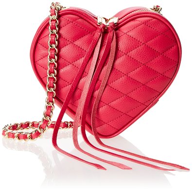 Red colored Valentine's Day Heart Cross-Body Handbag Image