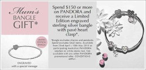 Pandora Mother's Day 2015 Free Bangle Promotion