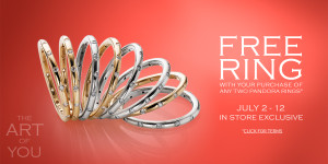 Buy Two and Get one Pandor Ring Free Promotion