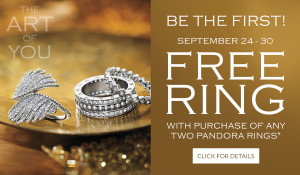 Pandora Free Ring Promotion September 2015 for USA and Canada