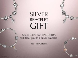 Pandora Jewelry Free Bracelet Promotion for UK 2015 Image
