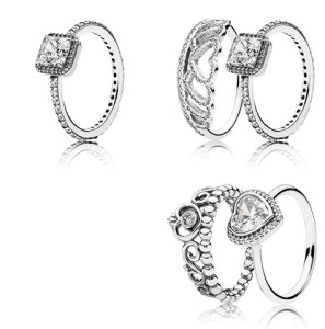 Pandora Jewelry Love Themed Rings
