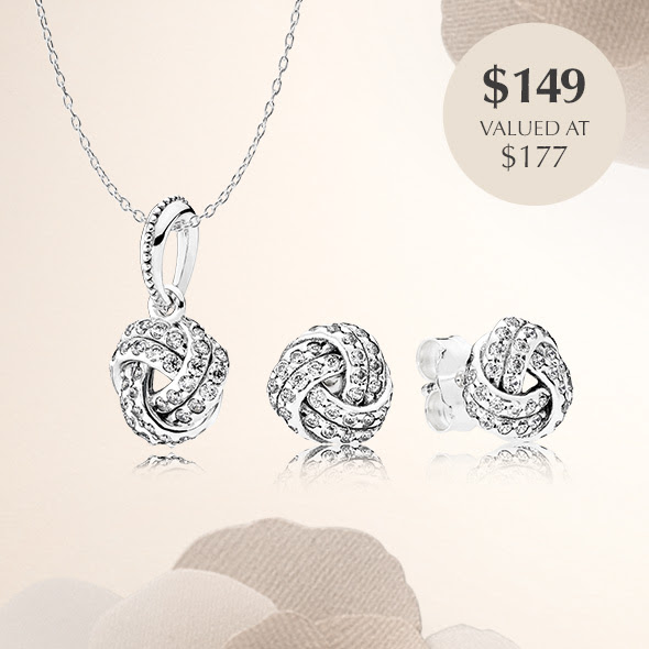 Pandora Sparkling Love Knots Mother's Day Gift Set 2016