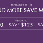 Pandora Jewelry Spend More Save More September 2016 Promotion