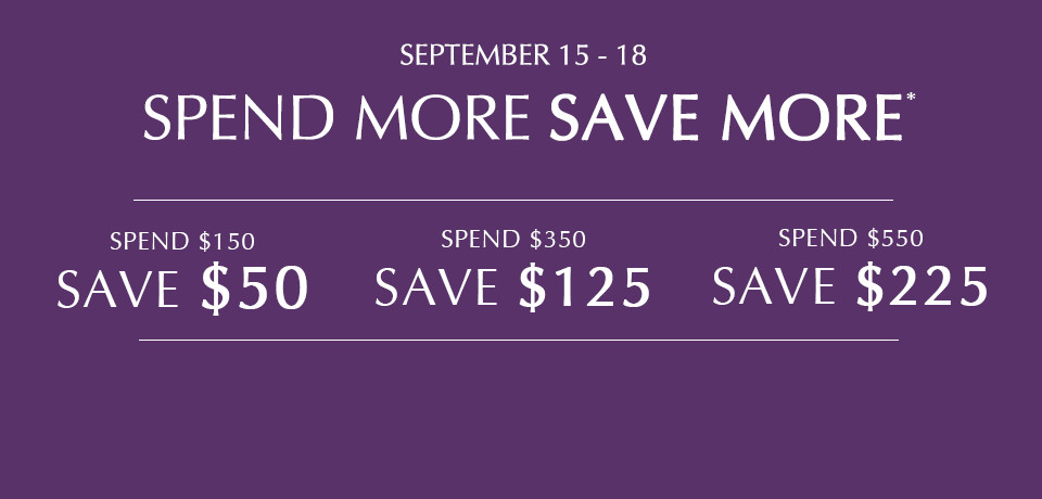 Pandora Jewelry Spend More Save More September 2016 Promotion