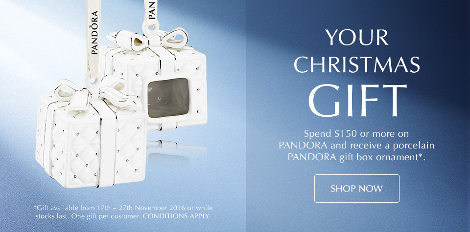 Pandora Jewelry Black Friday Free Ornament Promotion 2016 Australia