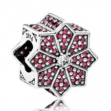 Pandora Jewelry Black Friday 2016 Red Poinsettia Charm