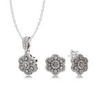 Pandora Patterns of Frost Christmas Earrings Gift Set