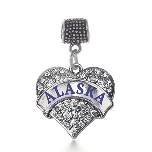 Pandora Alaska Pave Heart Memory Charm