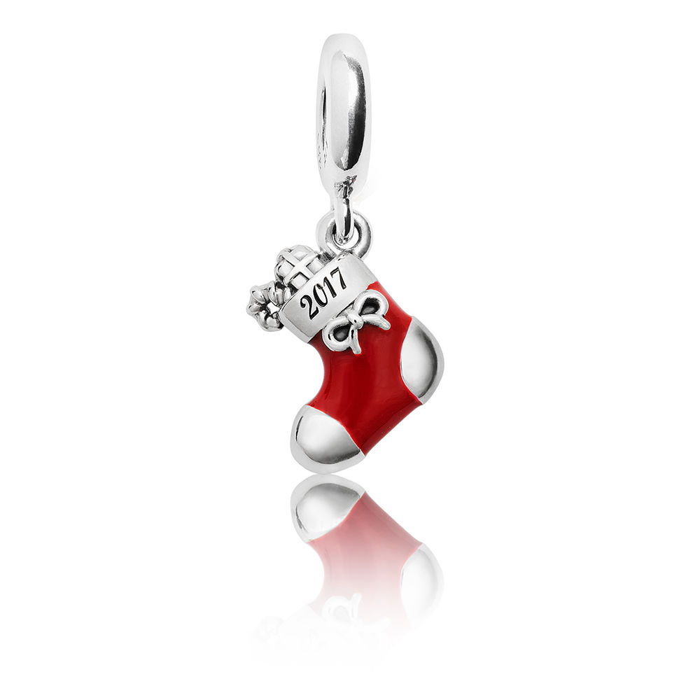 Pandora Christmas 2017 Engraved Stocking Limited Edition Charm