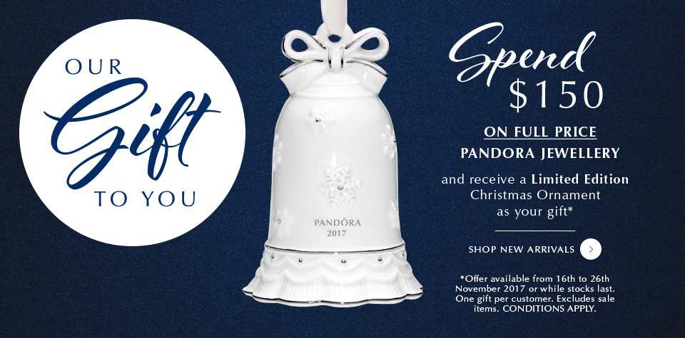 Pandora Jewelry Free Christmas Ornament Deal 2017 Australia and New Zealand